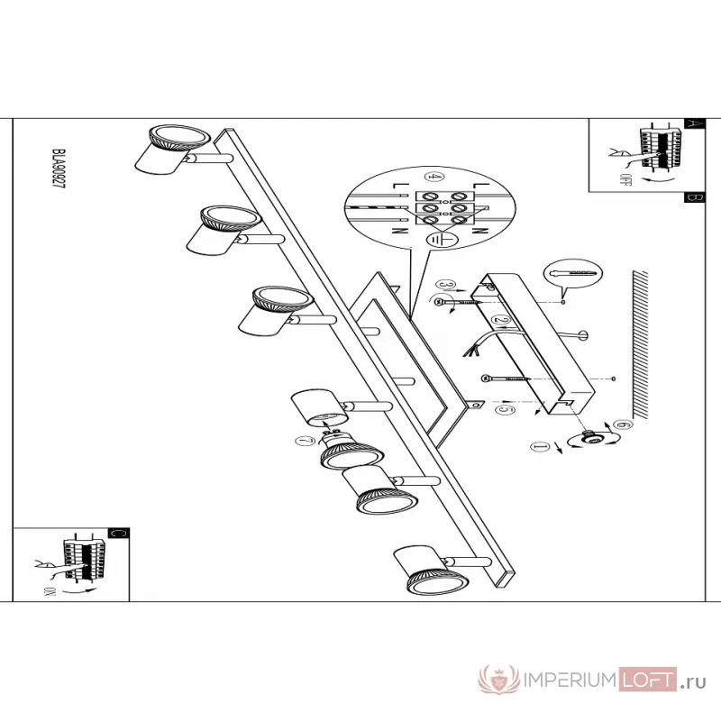 Спот Eglo Rottelo 90927 Цвет арматуры хром от ImperiumLoft