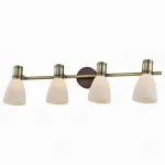 Спот TopLight Sharyl TL3720Y-04BB Цвет арматуры бронза Цвет плафонов белый