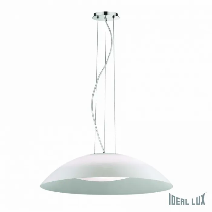 Подвесной светильник Ideal Lux Lena LENA SP3 D64 BIANCO Цвет арматуры хром от ImperiumLoft