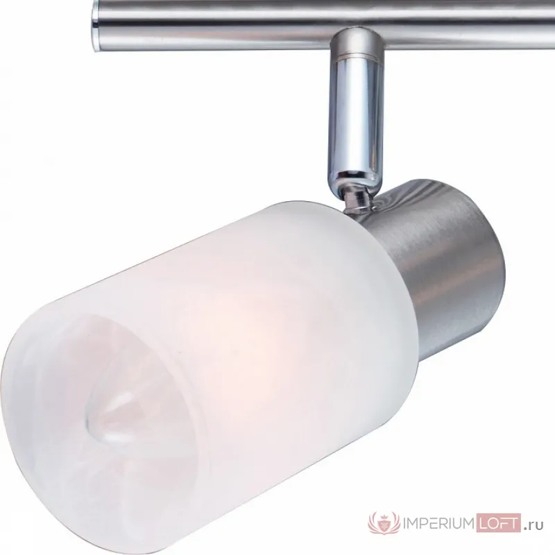 Спот Arte Lamp Cavalletta A4510PL-2SS Цвет арматуры серебро Цвет плафонов белый от ImperiumLoft