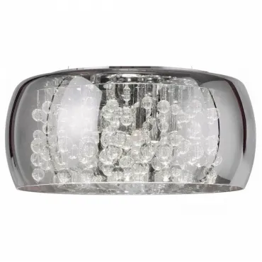 Подвесной светильник Ideal Lux Audi 'AUDI-80 SP8 FUME''' Цвет арматуры хром Цвет плафонов серый