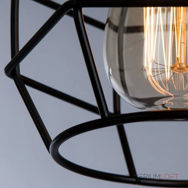 Накладной светильник Arte Lamp 1109 A1109PL-1BK Цвет арматуры черный Цвет плафонов черный
