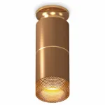 Накладной светильник Ambrella Techno Spot 224 XS6304191 Цвет арматуры золото Цвет плафонов коричневый