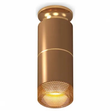 Накладной светильник Ambrella Techno Spot 224 XS6304191 Цвет арматуры золото Цвет плафонов коричневый