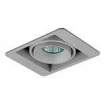Встраиваемый светильник Donolux DL18615 DL18615/01WW-SQ Silver Grey/Black от ImperiumLoft