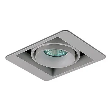 Встраиваемый светильник Donolux DL18615 DL18615/01WW-SQ Silver Grey/Black от ImperiumLoft