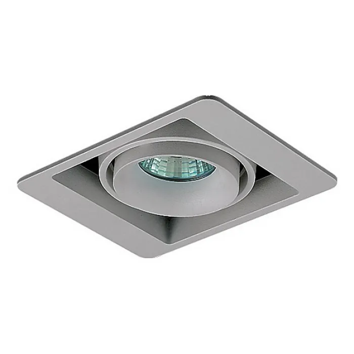 Встраиваемый светильник Donolux DL18615 DL18615/01WW-SQ Silver Grey/Black от ImperiumLoft