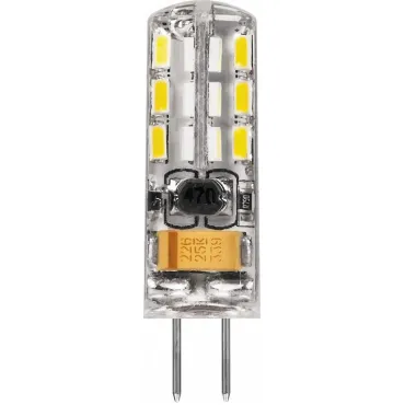 Лампа светодиодная Feron Saffit LB-420 G4 2Вт 2700K 25858 Цвет арматуры Неокрашенный Цвет плафонов черный
