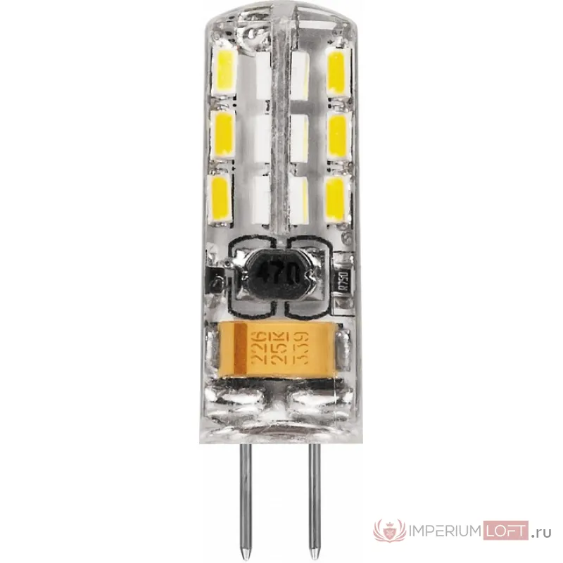 Лампа светодиодная Feron Saffit LB-420 G4 2Вт 2700K 25858 Цвет арматуры Неокрашенный Цвет плафонов черный от ImperiumLoft