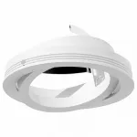 Рамка на 1 светильник Ambrella N700 N7001 SWH белый песок D70*H26mm Out1.5mm MR16 Цвет арматуры белый