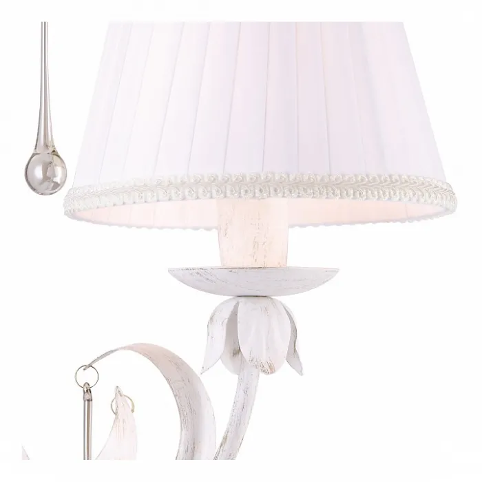 Бра Arte Lamp Borgia A8100AP-1WG Цвет арматуры золото Цвет плафонов белый от ImperiumLoft