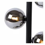 Настольная лампа декоративная Lucide Tycho 45574/02/30 Цвет арматуры черный Цвет плафонов серый