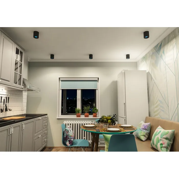 Накладной светильник Denkirs DK3020BСY DK3090-BK+CY Цвет плафонов черный от ImperiumLoft