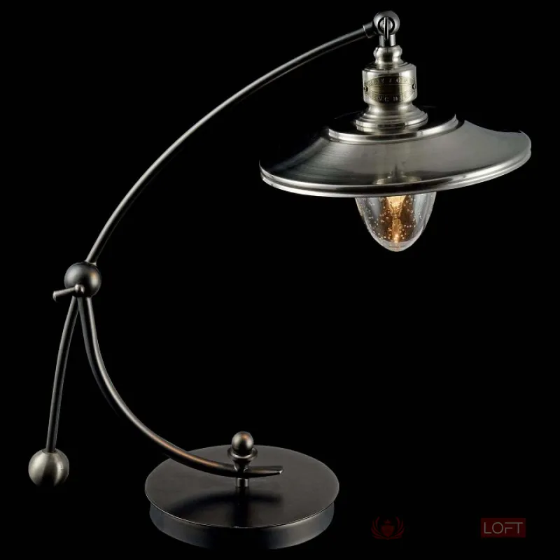 Настольная лампа офисная Maytoni Senna H353-TL-01-N Цвет арматуры неокрашенный Цвет плафонов прозрачный от ImperiumLoft