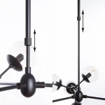 Люстра на штанге Arte Lamp 1664 A1664SP-12BK 