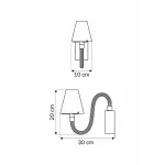 Бра Lightstar Bianco 760616 Цвет арматуры хром
