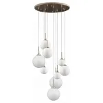 Подвесной светильник Lightstar Globo 813093 Цвет плафонов белый Цвет арматуры золото от ImperiumLoft