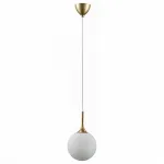 Подвесной светильник Lightstar Globo 813022 Цвет плафонов белый Цвет арматуры золото от ImperiumLoft