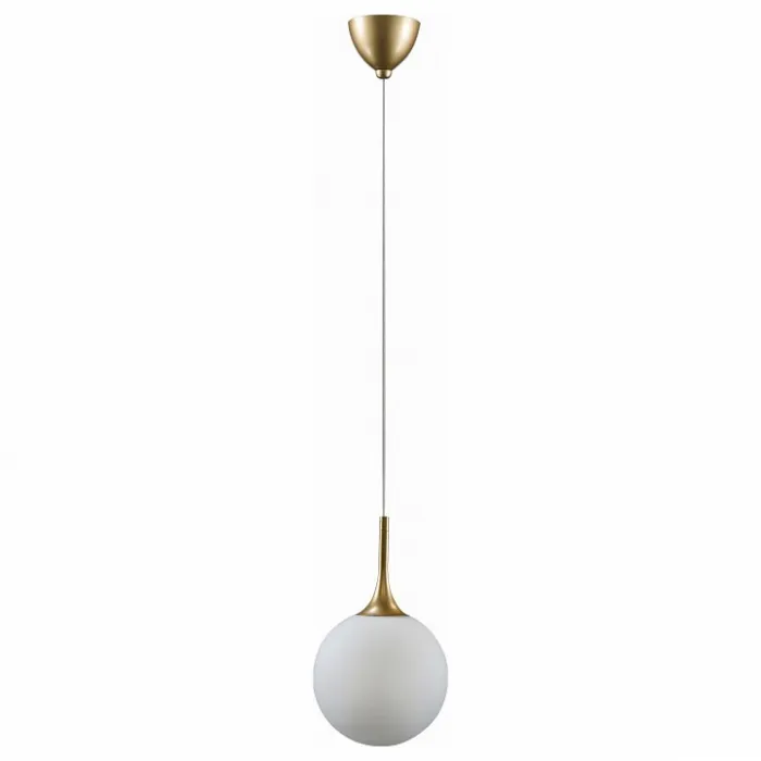 Подвесной светильник Lightstar Globo 813022 Цвет плафонов белый Цвет арматуры золото от ImperiumLoft