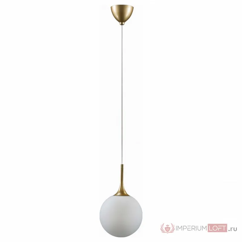 Подвесной светильник Lightstar Globo 813022 Цвет плафонов белый Цвет арматуры золото от ImperiumLoft