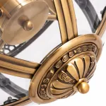 Подвесной светильник Divinare Sfera 2027/17 SP-4 Цвет арматуры латунь Цвет плафонов прозрачный от ImperiumLoft