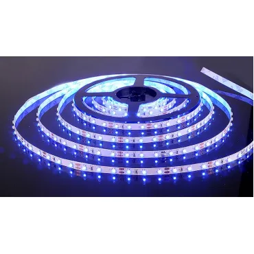Светодиодная лента Elektrostandard 3528/60 LED 4.8W IP20 [белая подложка] синий свет