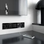 Розетка с заземлением, шторками и 2хUSB, без рамки Werkel W117 7 W1171508