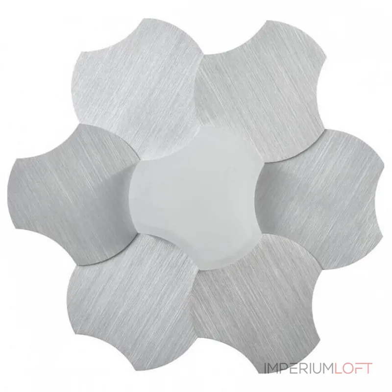 Бра Vele Luce Pala 742 2 VL8045W01 Цвет арматуры серебро Цвет плафонов серебро