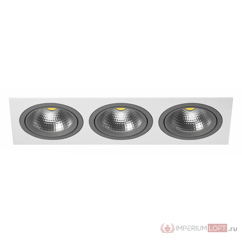 Встраиваемый светильник Lightstar Intero 111 i836090909 Цвет арматуры серый от ImperiumLoft