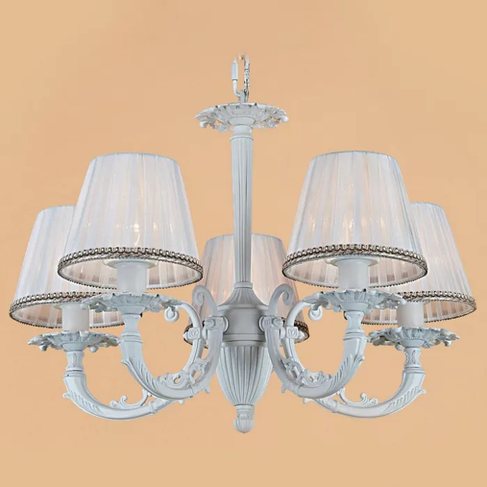 Подвесная люстра Citilux Канон CL412152 Цвет арматуры белый Цвет плафонов серебро от ImperiumLoft