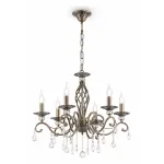 Подвесная люстра Maytoni Grace RC247-PL-06-R Цвет арматуры бронза Цвет плафонов прозрачный от ImperiumLoft