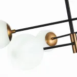 Потолочная люстра ST-Luce Limano SL1203.402.06 Цвет плафонов белый Цвет арматуры бронза от ImperiumLoft