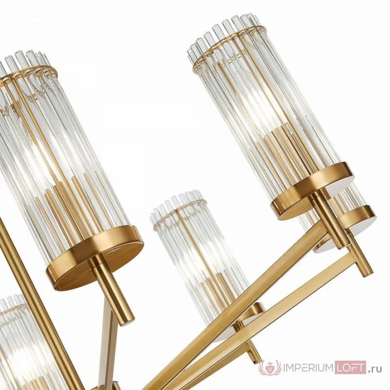 Люстра на штанге ST-Luce Bitonto SL1233.302.08 Цвет арматуры Желтый Цвет плафонов Неокрашенный от ImperiumLoft