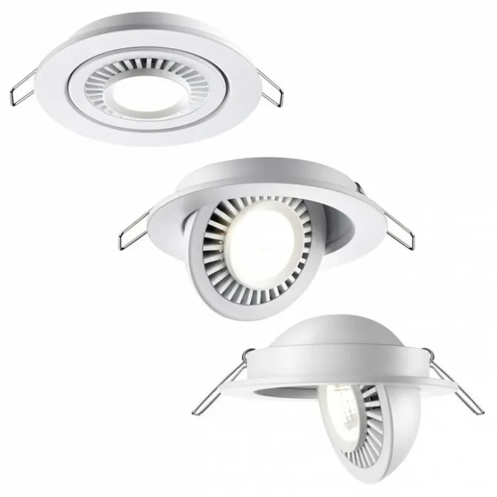 Встраиваемый светильник Novotech Gesso 358815 Цвет арматуры белый от ImperiumLoft