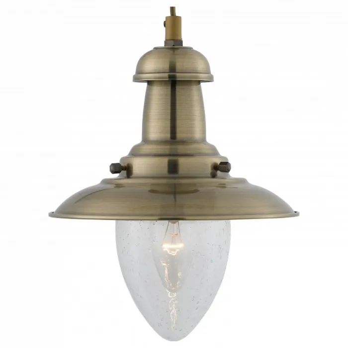 Подвесной светильник Arte Lamp Fisherman A5518SP-1AB Цвет арматуры бронза Цвет плафонов прозрачный от ImperiumLoft