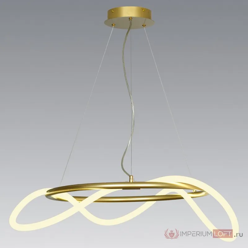 Подвесной светильник Lussole Loft River LSP-8366 Цвет плафонов белый Цвет арматуры золото от ImperiumLoft