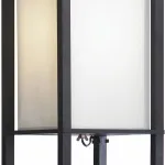 Торшер с полкой LGO Woodruff GRLSP-0333 Цвет плафонов кремовый Цвет арматуры черный от ImperiumLoft