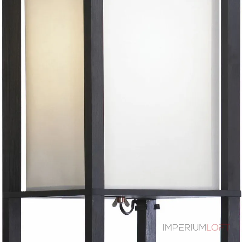 Торшер с полкой LGO Woodruff GRLSP-0333 Цвет плафонов кремовый Цвет арматуры черный Торшер с полкой LGO Woodruff GRLSP-0333 Цвет плафонов кремовый Цвет арматуры черный