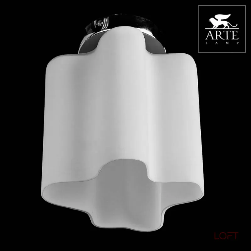 Накладной светильник Arte Lamp Serenata A3479PL-1CC Цвет арматуры хром Цвет плафонов белый