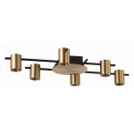Потолочная люстра ST-Luce Veroli SL1207.402.06 Цвет плафонов латунь Цвет арматуры черный от ImperiumLoft