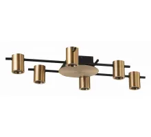 Потолочная люстра ST-Luce Veroli SL1207.402.06 Цвет плафонов латунь Цвет арматуры черный