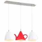 Подвесной светильник Arte Lamp Cafeteria A6605SP-3WH Цвет арматуры хром Цвет плафонов разноцветный от ImperiumLoft