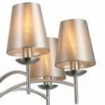 Люстра на штанге F-promo Velum 2906-7P Цвет арматуры никель Цвет плафонов серый от ImperiumLoft