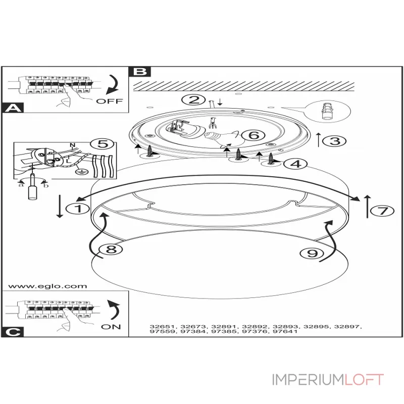 Накладной светильник Eglo ПРОМО Viserbella 97641 Цвет арматуры кремовый Цвет плафонов золото