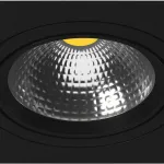 Встраиваемый светильник Lightstar Intero 111 i8270607 Цвет арматуры черно-белый от ImperiumLoft