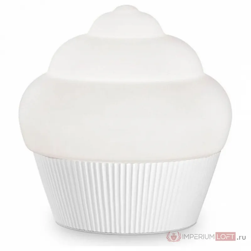 Настольная лампа декоративная Ideal Lux Cupcake CUPCAKE TL1 BIG BIANCO Цвет плафонов белый от ImperiumLoft