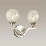 Светильник на штанге Lumion Alma 4567/2W Цвет арматуры никель Цвет плафонов прозрачный от ImperiumLoft