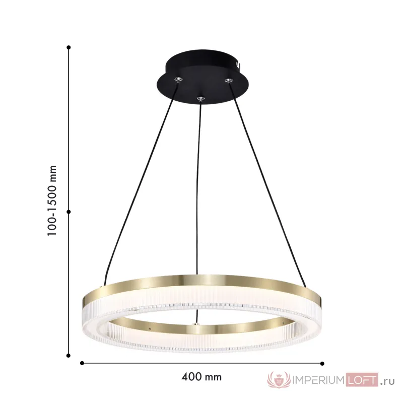 Подвесная люстра Favourite Cirkler 4400-4P от ImperiumLoft