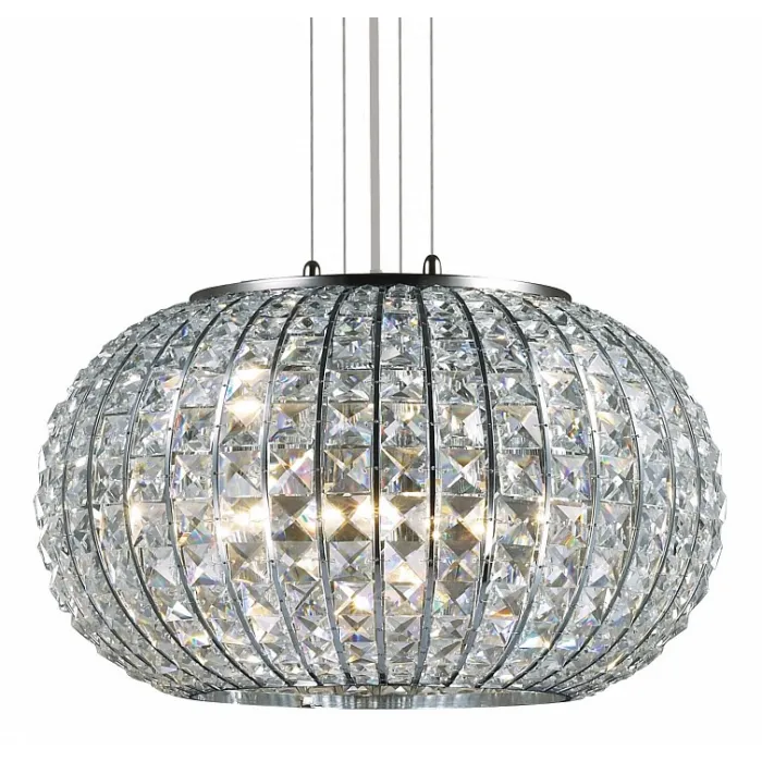 Подвесной светильник Ideal Lux Calypso CALYPSO SP5 Цвет арматуры хром Цвет плафонов прозрачный от ImperiumLoft