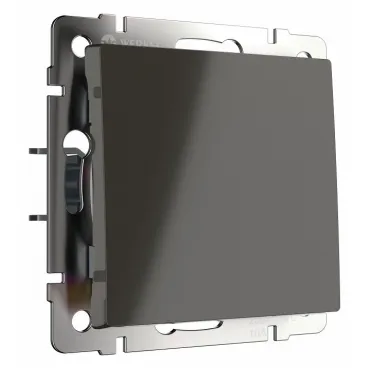 Выключатель проходной одноклавишный без рамки Werkel серо-коричневый W1112007